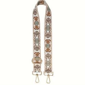 Multi-Compartment Adjustable Wide Shoulder Handbag Replacement Strap